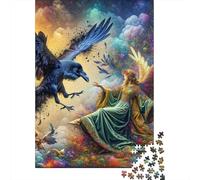Fantasy Angel Artwork Jigsaw Puzzles Puzzles for Adults Kids. 1000 Piece Great Gifts Challenge Toy Educational Game Home Decoration for Adults& Kids Age 14 Years Up 52x38cm/1000pcs