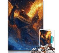 Fantasy Angel Knight Jigsaws Puzzles 1000 Pieces for Adults Gifts,Challenging To Complete But Fun And Humorous Birthday Present,Gifts,Wall Art (75x50cm)
