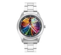 Fantasy Angel with Wings Mens Watches Simplicity Watch Stainless Steel Band