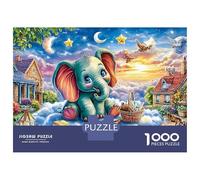 Fantasy Animal Garden Jigsaw Puzzles for Adults The Impossible Challenge 1000 Piece Unicorn Dreamscape Difficult Hard Jigsaw Puzzles for Man And Woman with Letters on Back 52x38cm/1000pcs