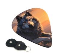 Fantasy Animal Guitar Plectrums, 6 Guitar Plectrums, Double Sided Printing, For Acoustic Guitar, Bass, Ukulele, Electric Guitar (0.46 Mm 0.71 Mm 0.96 Mm)