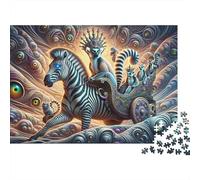 Fantasy Animal Kingdom Art Jigsaw Puzzles Puzzles for Adults Kids. 1000 Pieces Impossible Challenge Toy Educational Game Home Decoration for Educational Games Gifts 70x50cm/1000pcs