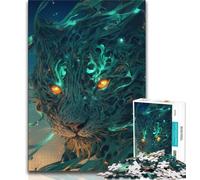Fantasy Animal Landscape 1000 Pieces Jigsaw Puzzle for Adults& Teens,Game Toys Every Piece Is Unique - Challenging Family Fun Game (50x75cm)