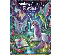 Fantasy Animal Playtime: "Color the Magic: Fantasy Animals in Enchanted Worlds", "Unicorns, Dragons & Magic", "Mythical Beasts Coloring Fun" (Playful Paws and Claws)