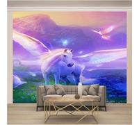 Fantasy Animals Horse Flying Bird Butterfly 3D Wallpaper Premium Textured Silk Study Dining Living Room Bedroom Sofa TV Wall Easy Install-150cm×105cm