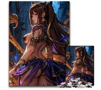 Fantasy Anime Girl 1000Piece Jigsaw Puzzle Challenging Puzzles Ideal for Lover Perfect Christmas New Year Valentine's Gift 1000 PCS(75x50cm)