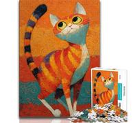 Fantasy Art Cat JigsawPuzzle 1000 Pieces for Adults,Challenging Game And Family Play for Is Ideal As A Gift for The Whole Family (38x26cm)