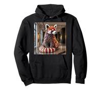 Fantasy Art Deco Panda Pullover Hoodie