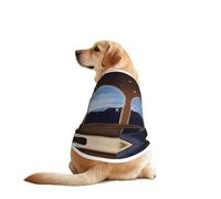 Fantasy Art Outside The Window Dog Shirt Vest Dog Clothes- Breathable Cooling for Big Dogs, Sun Protection Comfort Wear for Golden Retriever, Husky, Alaska Outdoor Activities XX-Large