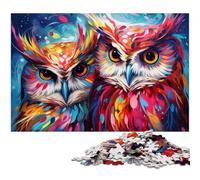 Fantasy Art Owl 1000Pc Adults Jigsaw Puzzle Jigsaw Puzzles Relaxing Entertainment, Home Decor 50x75CM/19.68x29.52inch