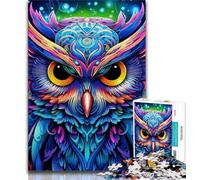 Fantasy Art Owl Jigsaw Puzzles for Teenagers 1000 Jigsaws,for Educational Game Challenge Toy Unique Home Decor And Gifts (75x50cm)
