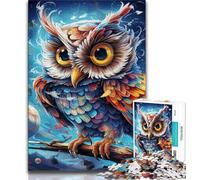 Fantasy Art Owl JigsawPuzzle 1000 Pieces for Teenagers,Challenging To Complete But Fun And Humorous Birthday Present,Gifts,Wall Art (50x75cm)