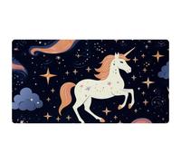 Fantasy Art Unicorn-1423 Cushioned Kitchen Runner Rug Mat Stain Resistant, Easy Wipe Clean for House Sink Office,15.7"x29.5"in