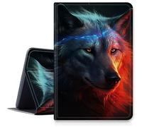 Fantasy Art Wolf Case for 8.3 inch Apple iPad Mini 6 2021Release (6th Generation), Shockproof PU Leather Folding Adjustable Stand Case with Auto Sleep/Wake for ipad Mini 6