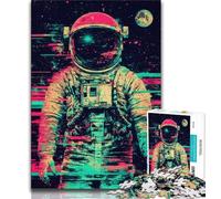 Fantasy Astronaut 1000 Piece Jigsaw Puzzle for Adults And Teenagers,Toys Educational Games Stress Relieving Suitable for Desktop Decoration (38x26cm)