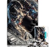 Fantasy Astronaut JigsawPuzzle 1000 Pieces for Adults,Family Game Stress Reliever Difficult Challenge Great Gifts And Toys (75x50cm)