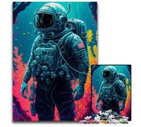 Fantasy Astronaut Puzzles for 1000 Piece Impossible Jigsaw Puzzles for Adults Family Activity, Brain Teaser, Home Decor, 26X38CM/10.23x14.96inch