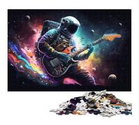 Fantasy Astronaut Puzzles for 1000 Piece Wooden Puzzles Challenging DIY Brain Teaser, Perfect Family Game Or Decorative Gift 50x75CM/19.68x29.52inch