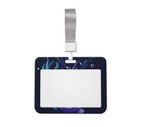 Fantasy Axolotl Work Badge Protective Shell Horizontal Sliding Type with Transparent Window