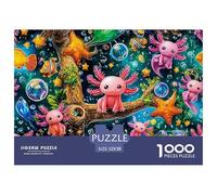 Fantasy AxolotlExpert-Level Jigsaw Puzzles for Adults A 1000-Piece (Advanced) Set of Seemingly Impossible, Hard, And Extremely Difficult Challenging Puzzle Educational Games - The Ultimate Test And G