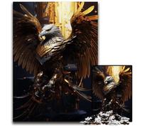 Fantasy Bald Eagle MagicJigsaws 1000 Pieces for Adults Wooden Jigsaw Puzzles Perfect for Family Fun Party Games Birthday Party Favors 1000 PCS(75x50cm)