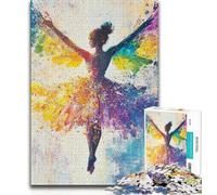 Fantasy Ballerina Adult Puzzles 1000 Pieces,Help The Brain Exercise Addictive Toys to Cultivate Patience Unique Challenge Game 38x26cm