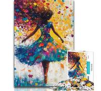 Fantasy Ballet 1000 Piece Jigsaw Puzzles for Adults & Teens,Challenging To Complete But Fun And Humorous Unique Home Decor And Gifts (38x26cm)