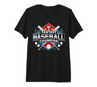 Fantasy Baseball Champion Proud Champ Sports Player Winner Premium T-Shirt