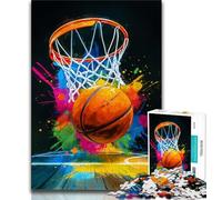 Fantasy Basketball Jigsaw Puzzles 1000 Pieces for Adults Teens,Help The Brain Exercise Addictive Toys to Cultivate Patience Parent-child Interaction 50x75cm