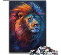 Fantasy Beautiful Lion Jigsaw Puzzles for Adults 2000 Pieces, Suitable for People Aged 14 And Above Home Decoration Gift Ideas (70x100cm)