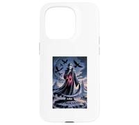 Fantasy Being, with a man throwing sand surrounded by ravens Case for iPhone 15 Pro