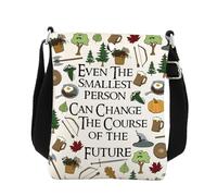 Fantasy Book Crossbody Bag Even The Smallest Person Can Change The Course Of The Future for Film Fans Fantasy Shoulder Bag