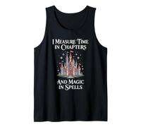 Fantasy Book Fun Tee Measure Time Chapters Magic in Spells Tank Top
