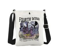 Fantasy Book Inspired Crossbody Bag Dragon Ride Gift Basgiath War College Gift Iron Flame Gift (Fourth CB EU)