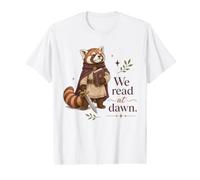 Fantasy Book Lover Reading Animal We Read At Dawn Value Graphic T-Shirt