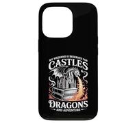 Fantasy Books Lover Bookish Fun Tee Book Club Dragon Reader Case for iPhone 13 Pro