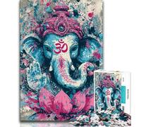 Fantasy Buddha 1000 Piece Jigsaw Puzzle for Adults Teens,Challenging Game Gifts for Is Ideal As A Gift for The Whole Family 38x26cm