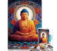 Fantasy Buddha Jigsaw Puzzles for Teenagers 1000 Jigsaws,Stress Reliever Difficult Challenge Deal As Gifts for The Whole Family (38x26cm)