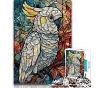 Fantasy Budgie JigsawPuzzle 1000 Pieces for Teenagers,Stress Reliever Difficult Challenge Unique Home Decor And Gifts 38x26cm