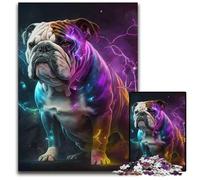 Fantasy Bulldog JigsawPuzzle 1000 Pieces for Adults cardboard Jigsaw Puzzles for Teenagers, Couples, And Friends for Birthdays, Christmas 26X38CM/10.23x14.96inch