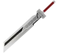 Fantasy Buster Foam Sword 101cm Cosplay Prop Cloud Strife Zack Fair Replica, Lightweight PU Costume Pretend Weapon for Halloween, Conventions & Display