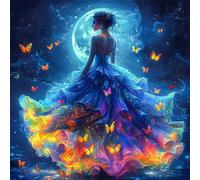 Fantasy Butterfly Girl Jigsaw Puzzles for Adults 60 Pieces Hard Difficult Challenging puzzles for adults 60 pcs DIY Decoration Puzzle for Wall Decor Gifts