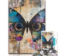 Fantasy Butterfly Jigsaw Puzzles for Teenagers,Challenging Game Toys Every Piece Is Unique - Challenging Family Fun Game 38x26cm