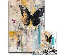 Fantasy Butterfly JigsawPuzzle 1000 Pieces for Adults,Challenging Game And Family Play for Is Ideal As A Gift for The Whole Family (38x26cm)