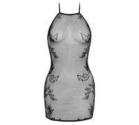 Fantasy By Cottelli Women Dress Black S/L