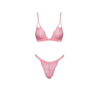 Fantasy By Cottelli Women Lingerie Set Pink L/XL
