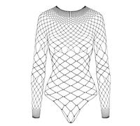 Fantasy By Cottelli Women Mesh Bodysuit Black S/L