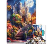 Fantasy Castle 1000 Piece Jigsaw Puzzle for Adults And Teenagers,Decompressing Intellectual Educational Toy Great Gifts And Toys (38x26cm)