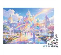 Fantasy Castle 1000 Piece Jigsaw Puzzle Paper Jigsaw Puzzle for Adults Dream Palace Relaxation Home Decor 38x26cm/1000pcs