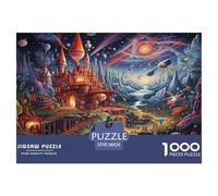 Fantasy Castle 1000 Pieces Jigsaws for Adults Educational Games Beautiful Home Decoration Challenge High Difficulty 38x26cm/1000pcs